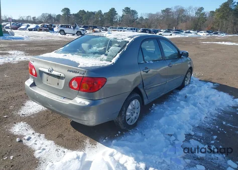 2004 Toyota Corolla Le из США, поврежденный, VIN 2T1BR38E24C293105